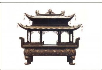 雙蓋化紙爐雕塑