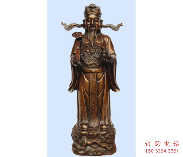 常用文財(cái)神像，玻璃鋼材質(zhì)，寺廟文財(cái)神像廠家
