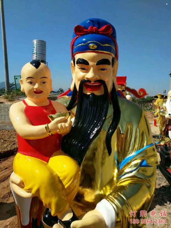 常用文財(cái)神像，佛堂擺放，家用文財(cái)神像廠