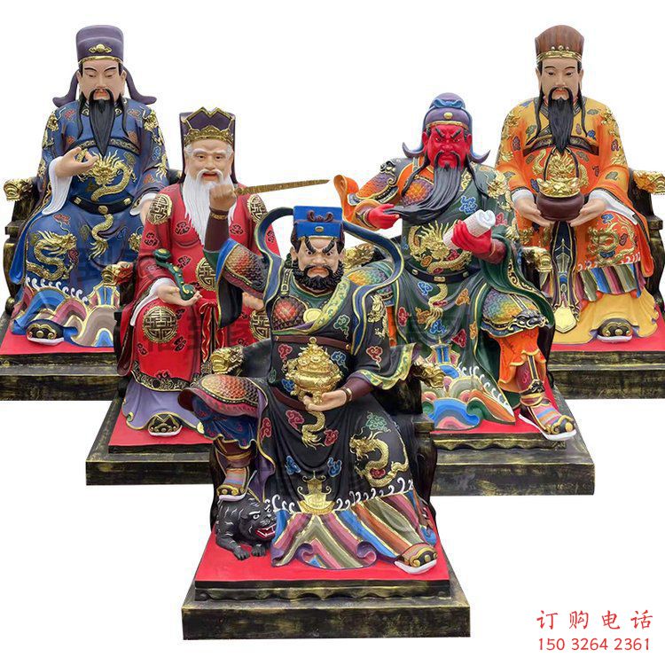 提供五路財(cái)神像，鑄銅工藝，五路財(cái)神像預(yù)用