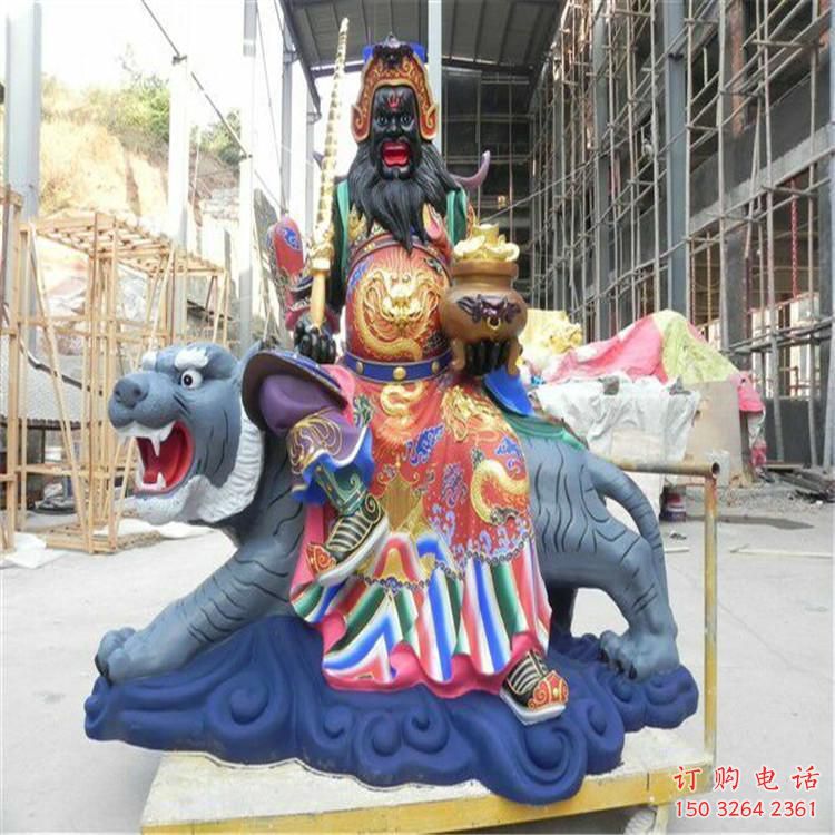 大型武財神像廠家，彩繪工藝，武財神像承接