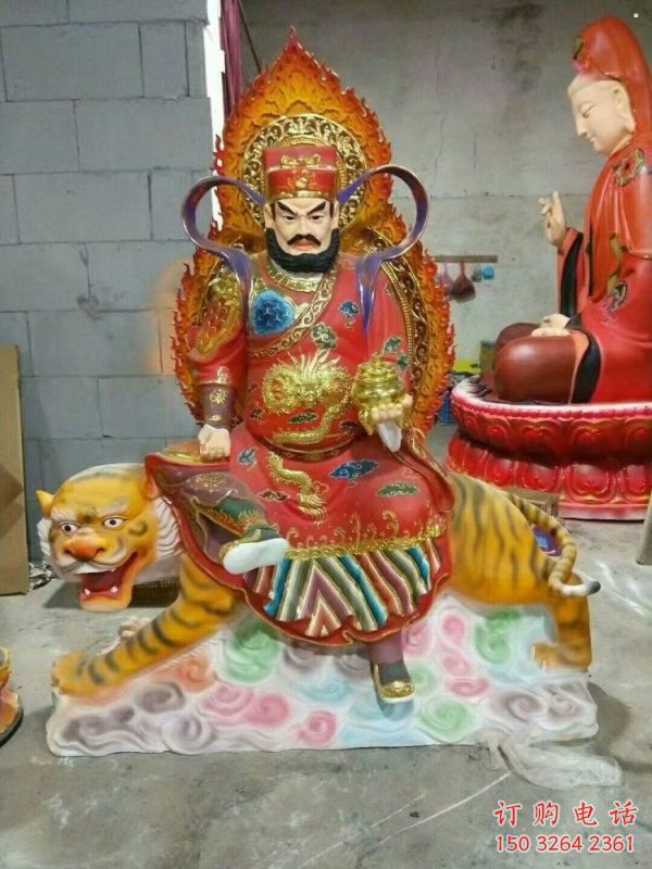 預(yù)定武財(cái)神像，現(xiàn)代工藝，鑄銅武財(cái)神像制作