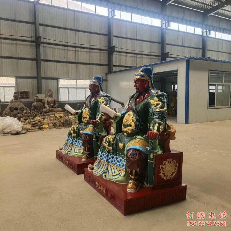 常用關(guān)公神像，現(xiàn)代工藝，寺廟關(guān)公神像廠家