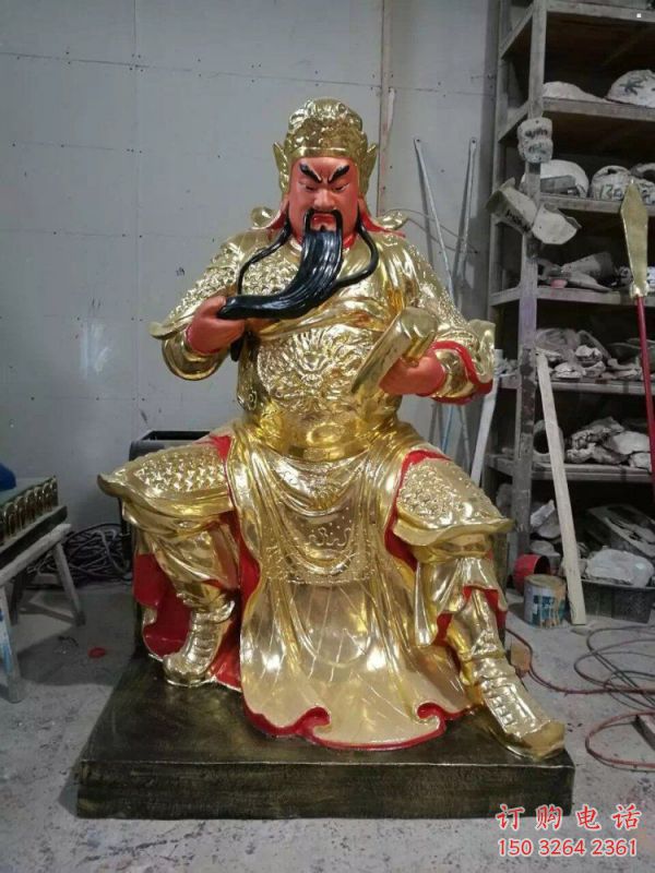 供應(yīng)關(guān)公神像，寺廟神像，大型關(guān)公神像加工
