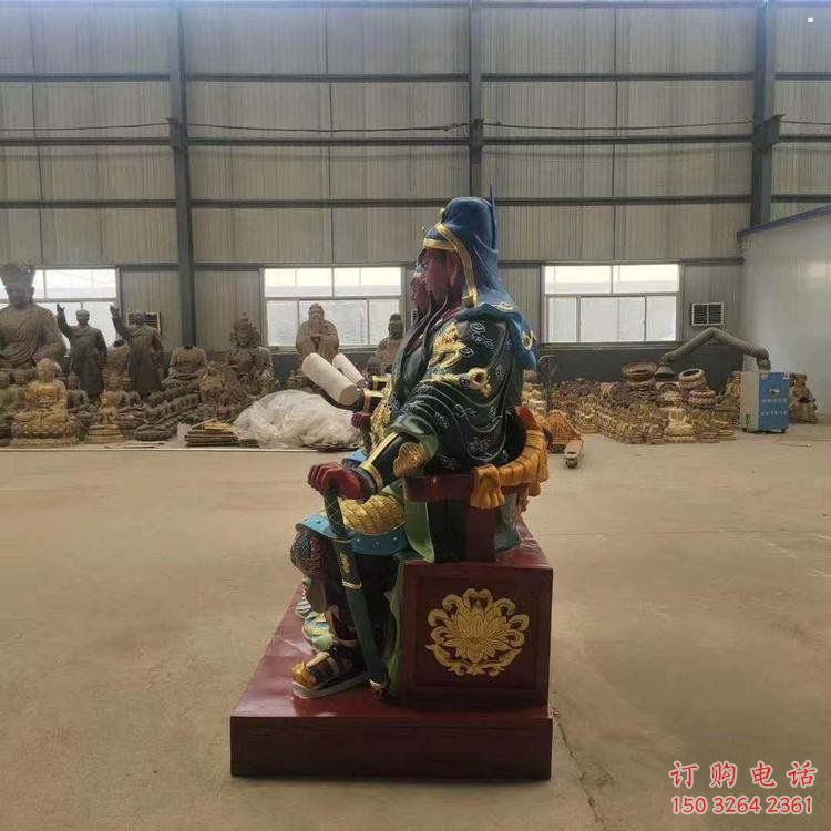 寺廟關(guān)公神像生產(chǎn)，寺廟神像，寺廟關(guān)公神像廠家