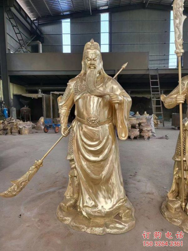 供應(yīng)銅關(guān)公神像，仿古神像，家用銅關(guān)公神像廠