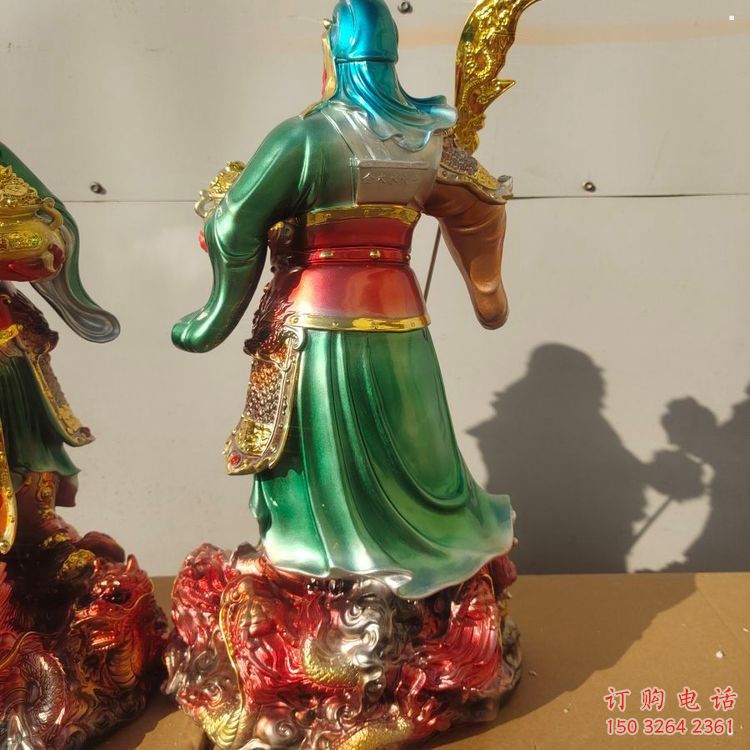 通用銅關(guān)公神像，仿古神像，仿古銅關(guān)公神像廠家
