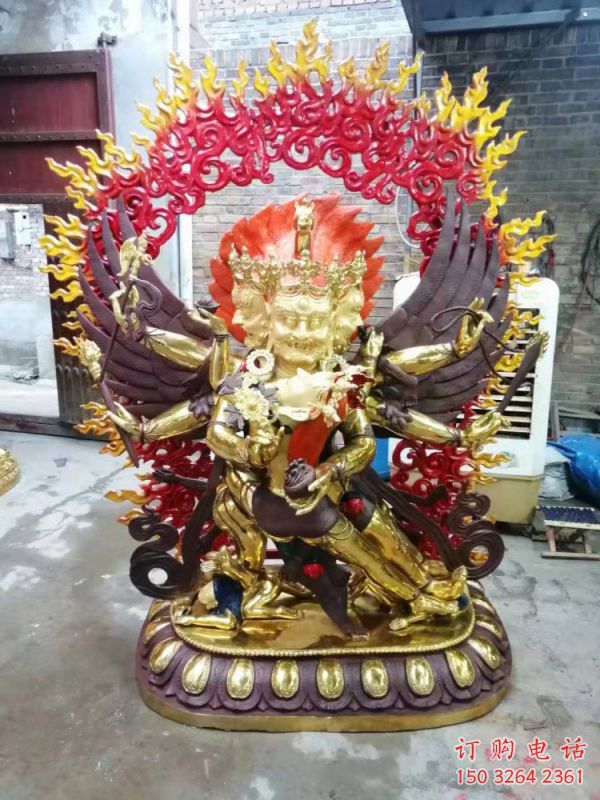 承接金剛佛像，現(xiàn)代彩繪工藝，鑄銅金剛護(hù)法佛像制作