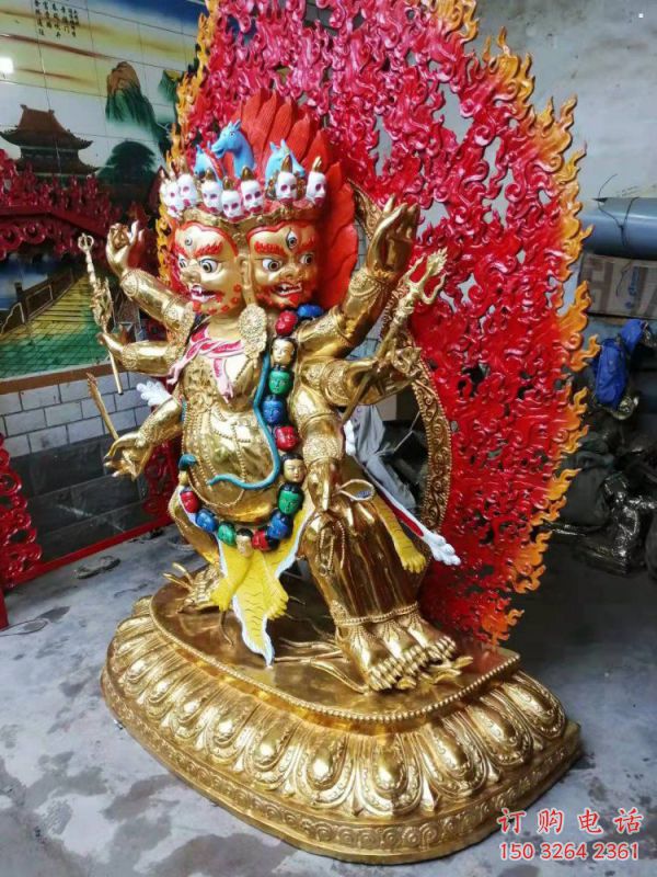 供應(yīng)金剛佛像，家用佛像，彩繪護(hù)法金剛佛像生產(chǎn)