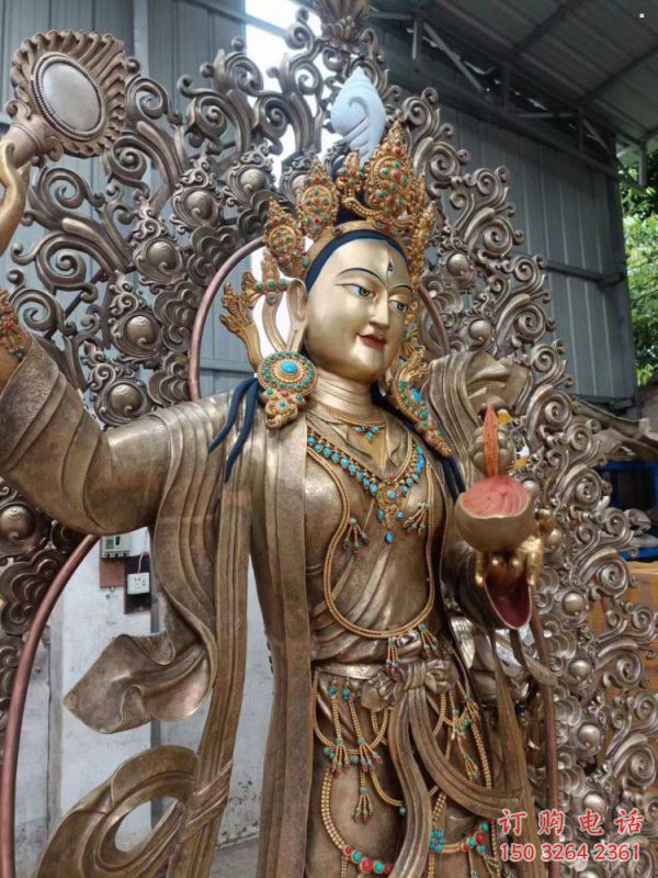 大型密宗佛像廠家，彩繪工藝，密宗佛像預(yù)用