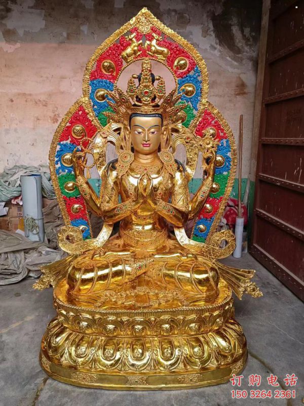 寺廟尼泊爾佛像生產(chǎn)，鑄銅工藝，寺廟尼泊爾佛像廠家