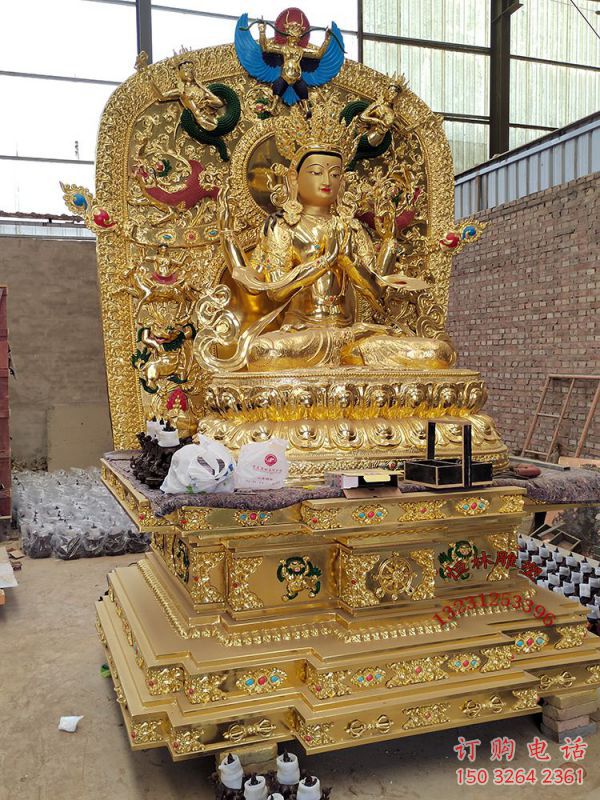預(yù)定尼泊爾佛像，鎏金效果，大型尼泊爾佛像加工