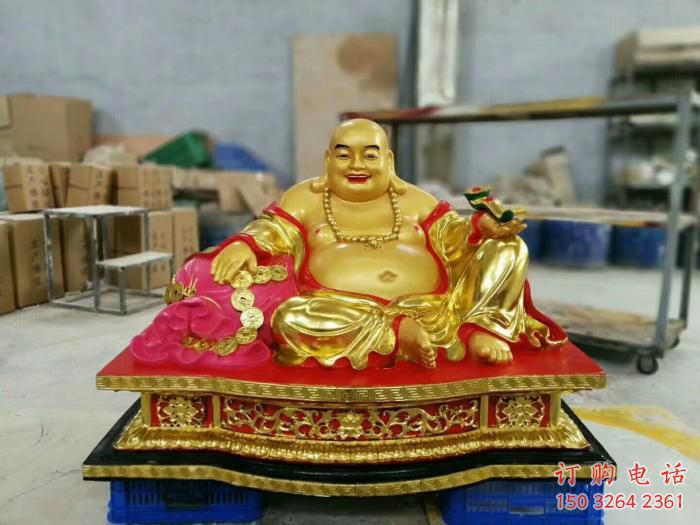大型彌勒佛像廠家，彩繪工藝，彌勒佛像承接