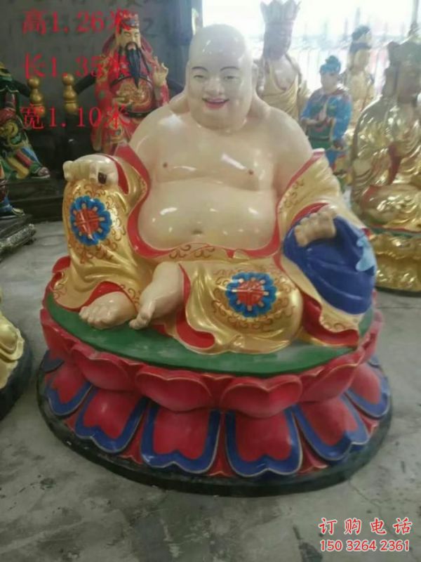 預(yù)定彌勒佛像，現(xiàn)代工藝，鑄銅彌勒佛像制作