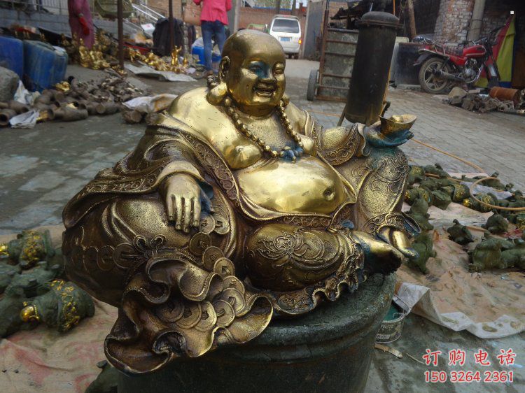 彩繪彌勒佛銅佛像廠，家用佛像，彌勒佛銅佛像承接