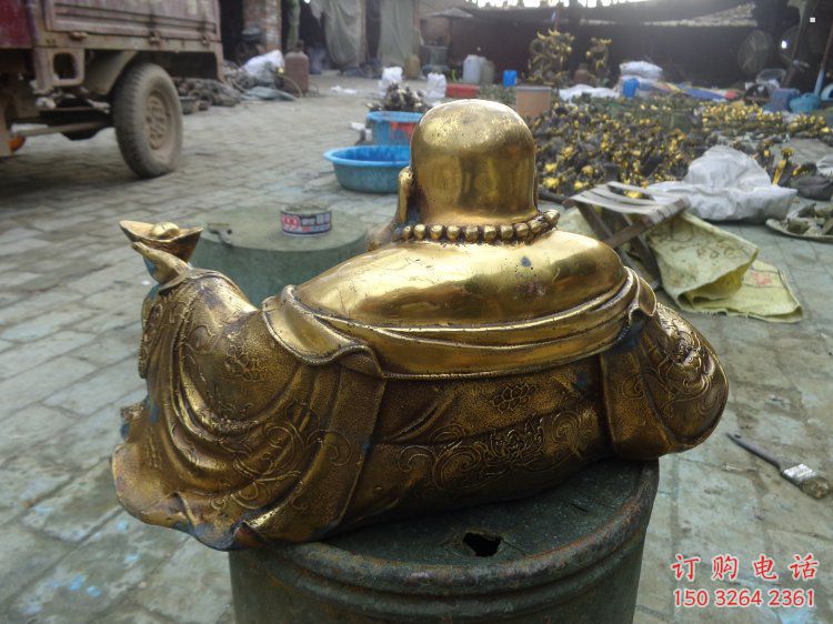 家用彌勒佛銅佛像制作，寺廟佛像，仿古彌勒佛銅佛像廠家