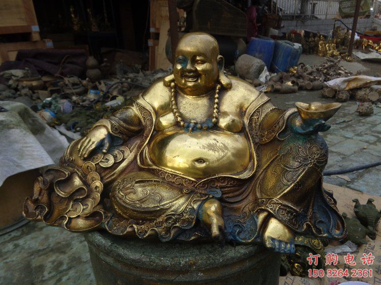 寺廟彌勒佛銅佛像生產(chǎn)，寺廟佛像，彌勒佛銅佛像選用