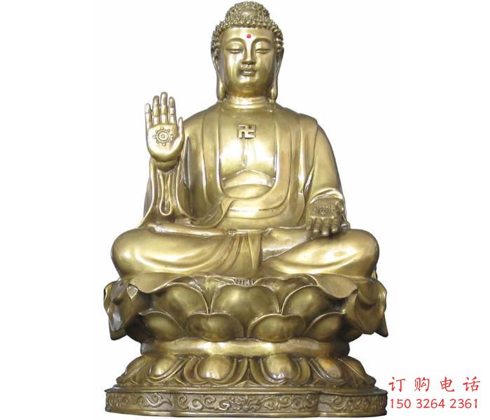 寺廟如來佛像生產(chǎn)，鑄銅工藝佛像，坐式如來佛像廠家