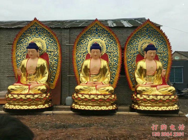 預定如來佛像，玻璃鋼材質，彩繪如來佛像生產