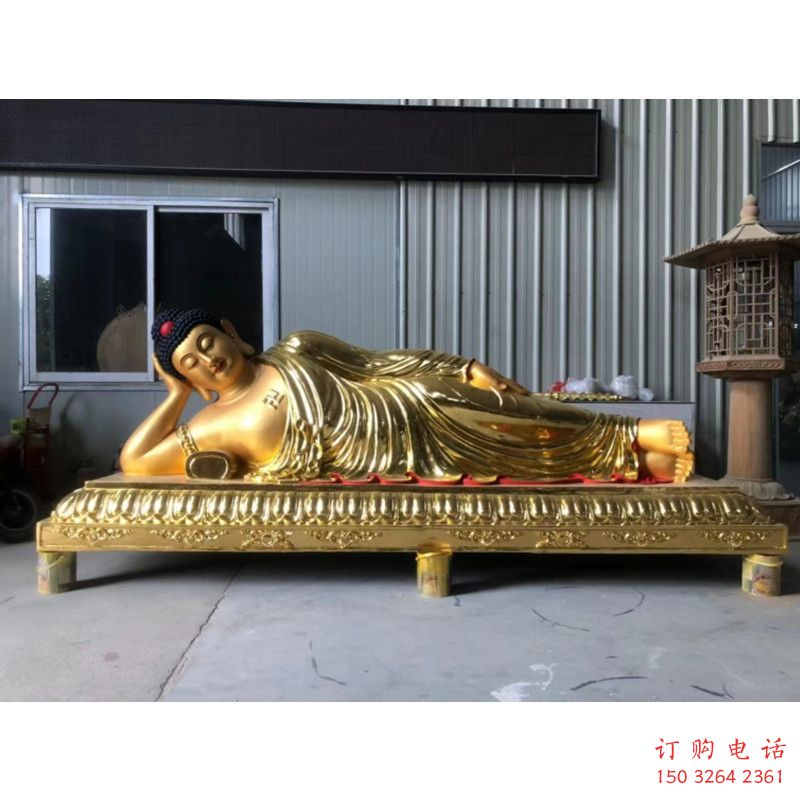 指定躺佛佛像，家用佛像，如來佛像承接