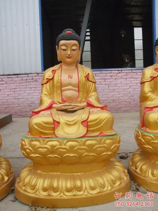 供應(yīng)三世佛像，彩繪佛像，彩繪三世佛像生產(chǎn)