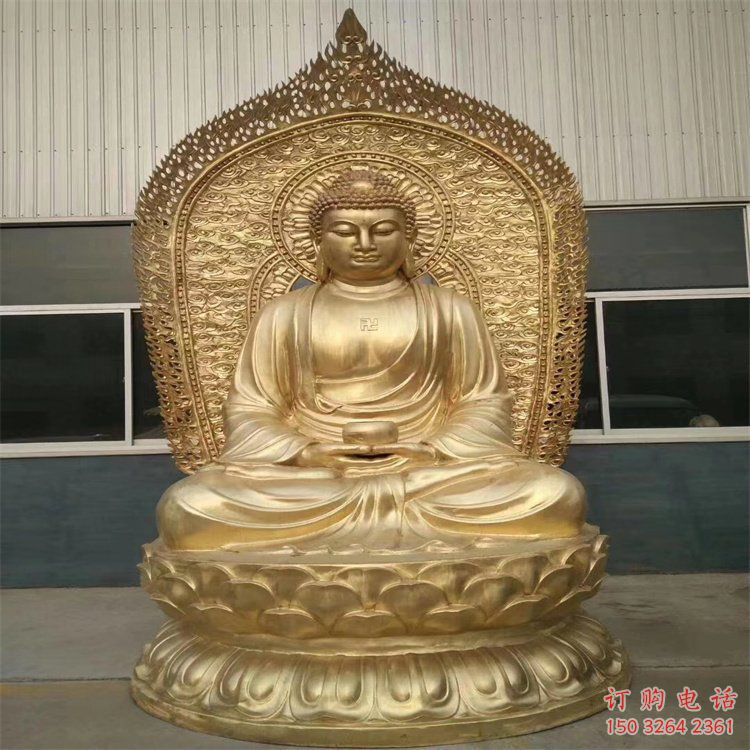 大型釋迦摩尼佛像廠家，鑄銅工藝，釋迦摩尼佛像承接