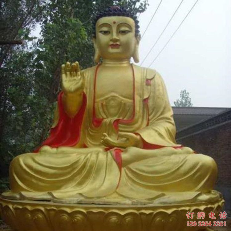 通用釋迦摩尼佛像，彩繪工藝，彩繪釋迦摩尼佛像生產(chǎn)