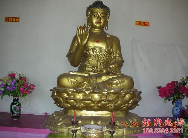 常用藥師佛像，家用佛像，大型藥師佛像加工