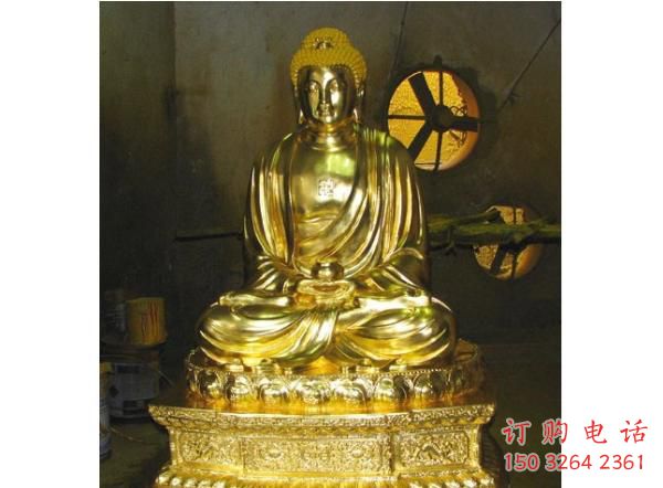 彩繪藥師佛像廠，現(xiàn)代工藝，寺廟藥師佛像廠家