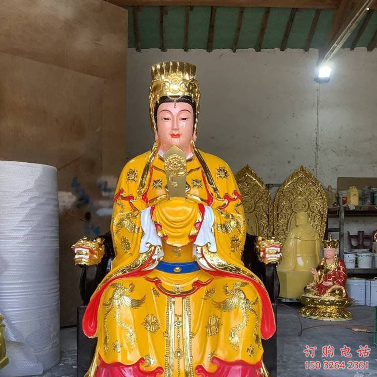 人祖奶奶神像制作，彩繪工藝，人祖奶奶神像制作
