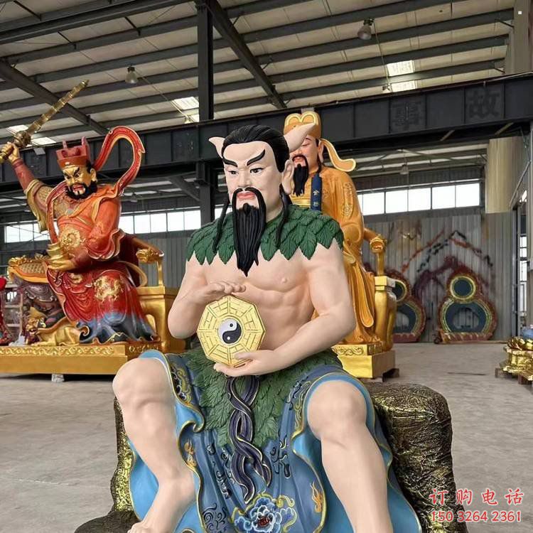 承接三皇神像，現(xiàn)代工藝，鑄銅五帝神像制作