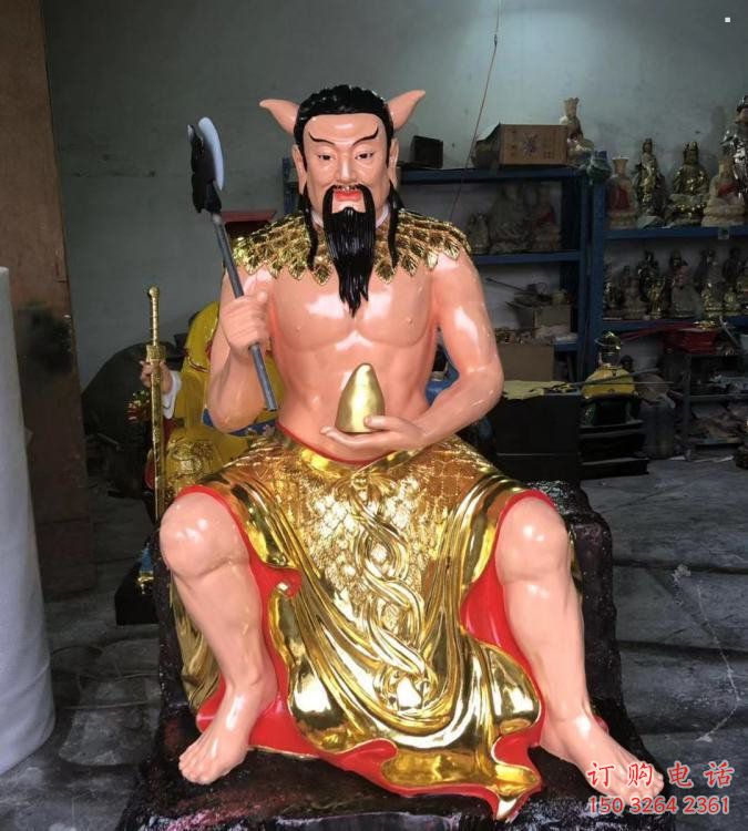 戶外三皇神像工廠，家用佛像，大型五帝神像加工