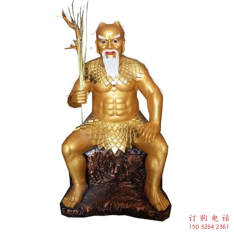 寺廟三皇神像生產，彩繪工藝，五帝神像預用