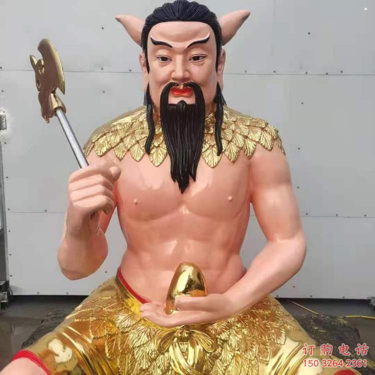 通用三皇神像，鑄銅工藝，仿銅五帝神像定做