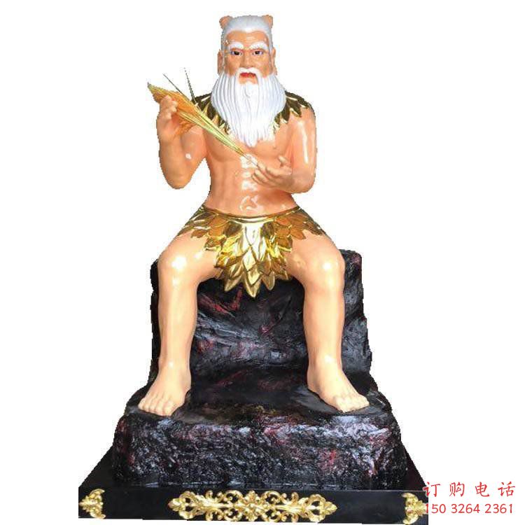 指定三皇神像，彩繪工藝，大型五帝神像加工