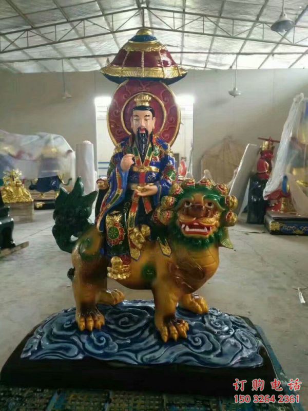 預定文殊普賢佛像，鑄銅工藝，彩繪文殊普賢佛像生產(chǎn)