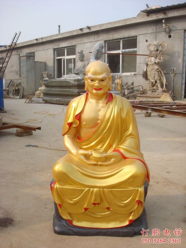 預(yù)定十八羅漢神像，佛堂擺放，大型十八羅漢神像加工