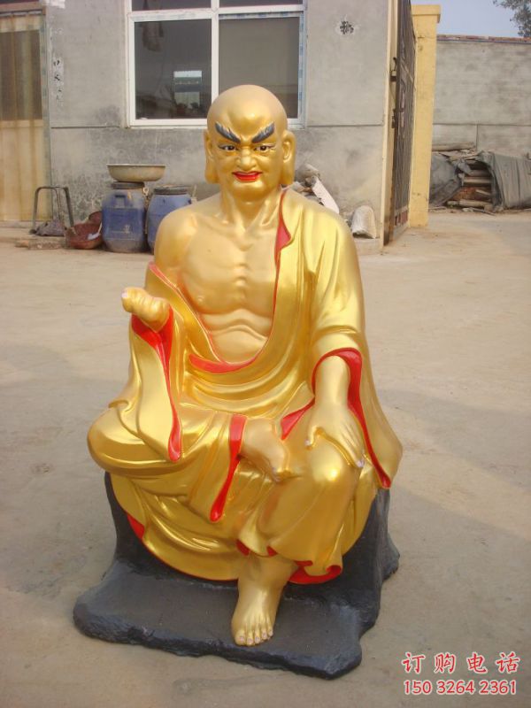 指定十八羅漢神像，鎏金效果，彩繪十八羅漢神像生產(chǎn)