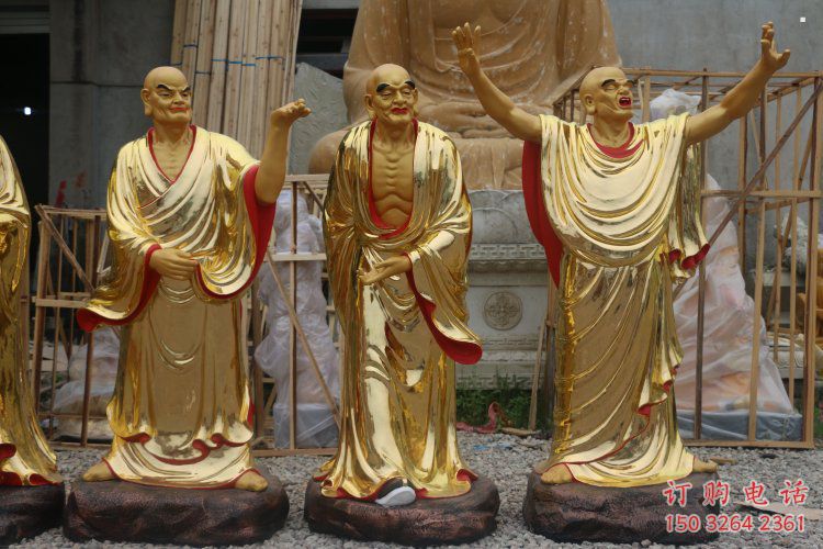 承接十八羅漢神像，仿古神像，仿古十八羅漢神像廠家