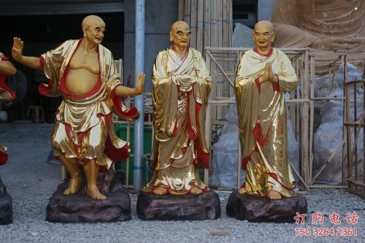 供應(yīng)十八羅漢神像，寺廟神像廠家，十八羅漢神像選用