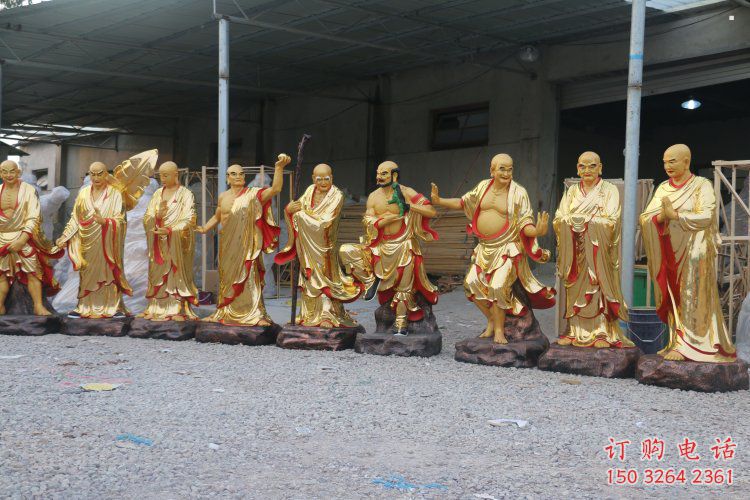 十八羅漢佛像