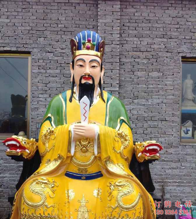 供應(yīng)三官大帝神像，鎏金效果，大型三官大帝神像加工