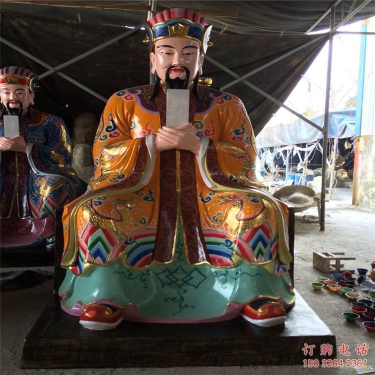 指定三官大帝神像，彩繪佛像，彩繪三官大帝神像廠家