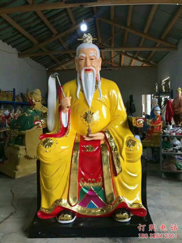 大型太上老君神像廠家，鑄銅工藝，鑄銅太上老君神像制作