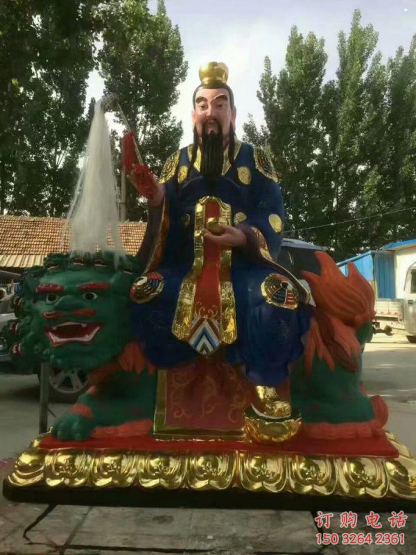 承接通天教主神像，寺廟神像，玻璃鋼通天教主神像生產(chǎn)