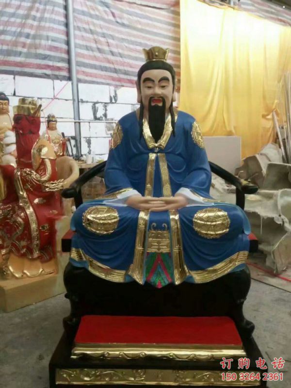 彩繪元始天尊神像廠，彩繪工藝，鑄銅元始天尊神像制作