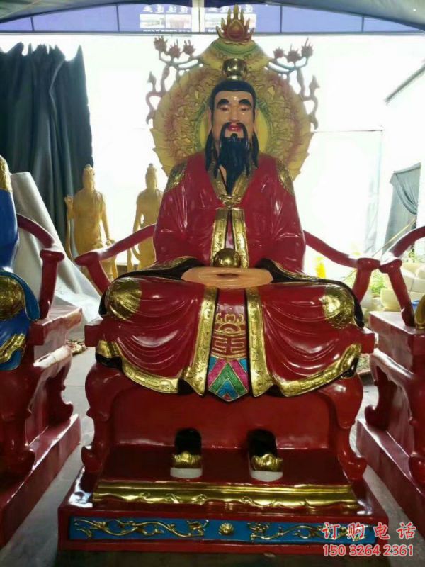 提供元始天尊神像，鑄銅工藝，寺廟元始天尊神像廠家