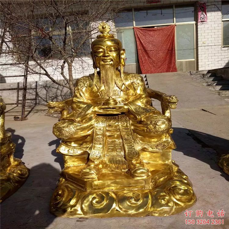 通用元始天尊神像，寺廟神像，鑄銅元始天尊神像廠