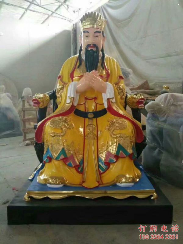 通用元始天尊神像，現(xiàn)代工藝，寺廟元始天尊神像廠家