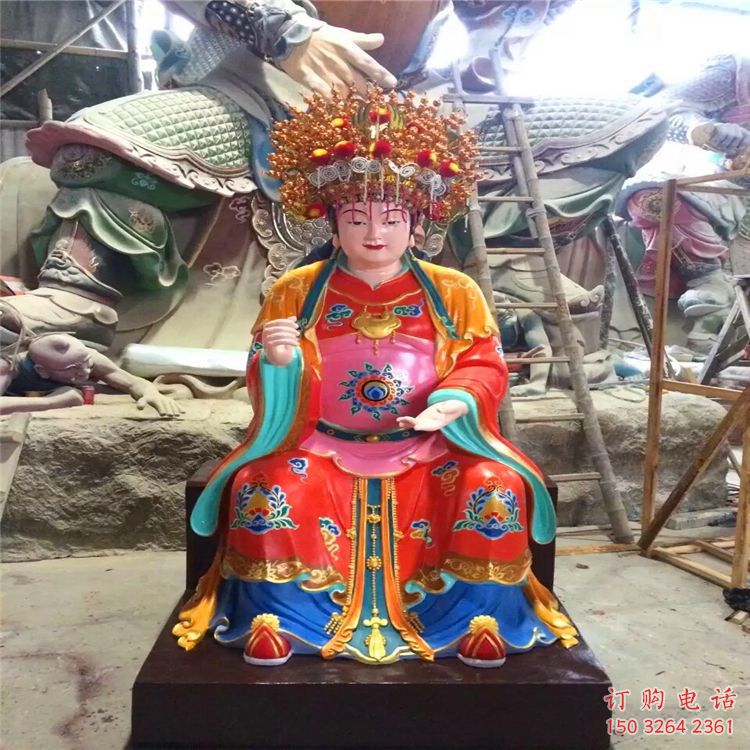 承接三霄奶奶神像，仿古神像，三霄奶奶神像預(yù)用